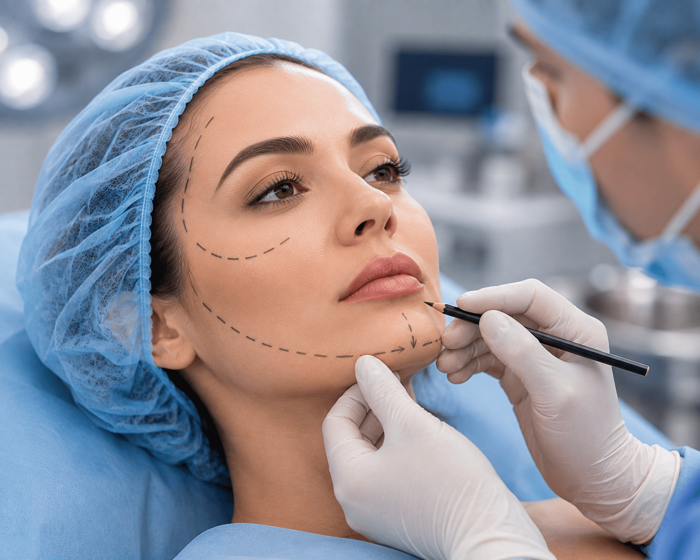 Facial Contouring — surgical marking consultation